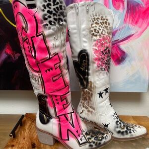 Custom Painted Cowboy Boots